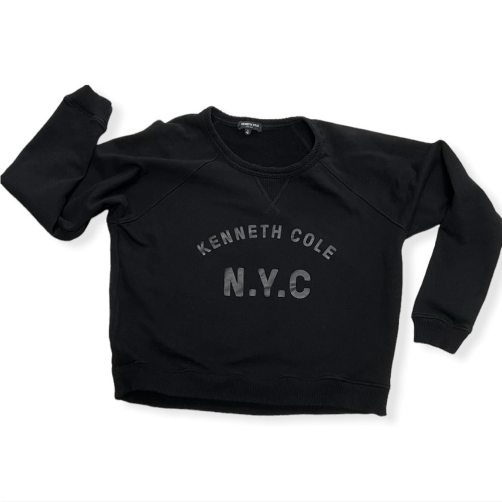 Kenneth Cole NYC Black Sweatshirt Size L